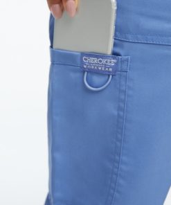 Cherokee Workwear Clearance Women's Elastic Waistband Cargo Pull-On Scrub Pant -Silverts-shop 4 ck ww110 clearance 650