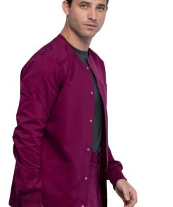 Cherokee Workwear Clearance Men's Snap Front Solid Scrub Jacket 9 Cherokee Workwear Clearance Men's Snap Front Solid Scrub Jacket -Silverts-shop 4 ck ww380 clearance 650