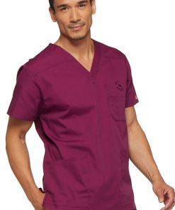 Dickies Clearance Men's V-Neck Solid Scrub Top -Silverts-shop 4 di 81906 clearance 650