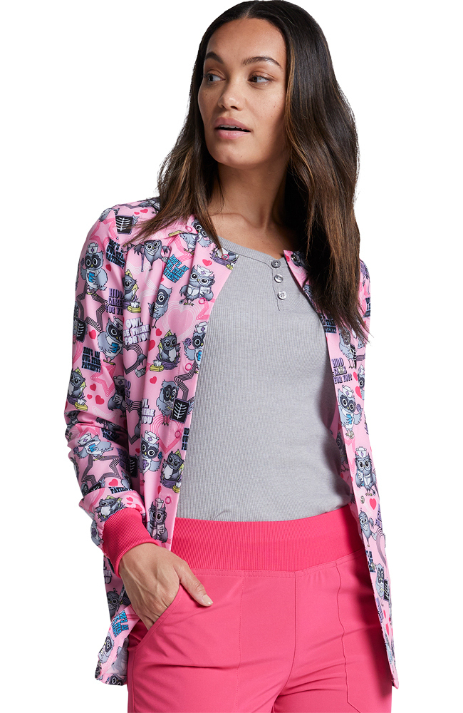 Clearance Women's Hoo Cares For You Print Jacket Dickies Clearance Women's Hoo Cares For You Print Jacket -Silverts-shop 4 di dk309 printclearance 650 1