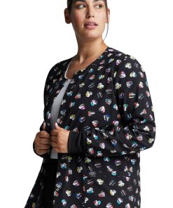 Dickies Clearance Women's Love U Dots Print Scrub Jacket 5 Dickies Clearance Women's Love U Dots Print Scrub Jacket -Silverts-shop 4 di dk309 printclearance 650