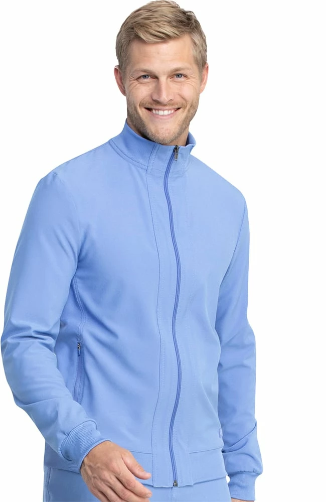 Dickies Clearance Men's Warm Up Solid Scrub Jacket - Image 4