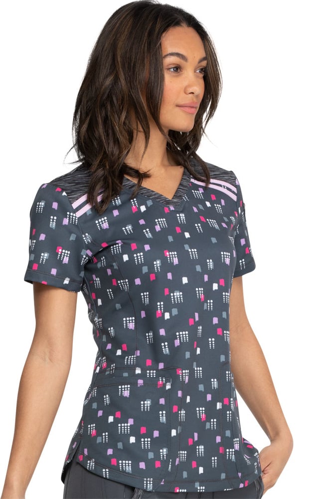 Clearance Women's Dots So Geo Print Scrub Top Dickies Clearance Women's Dots So Geo Print Scrub Top -Silverts-shop 4 di dk602 printclearance 650