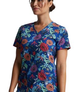 Dickies Clearance Women's Tropic Blooms Print Scrub Top 5 Dickies Clearance Women's Tropic Blooms Print Scrub Top -Silverts-shop 4 di dk616 printclearance 650 1