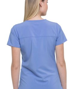 Dickies Women's Mock Wrap Solid Scrub Top 5 Dickies Women's Mock Wrap Solid Scrub Top -Silverts-shop 4 di dk625 650