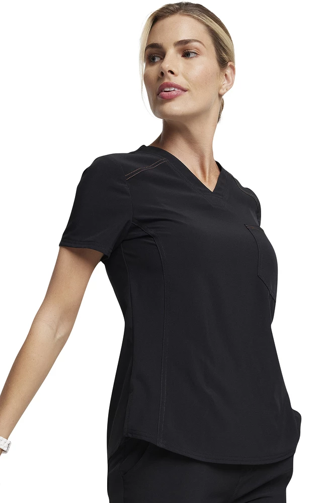 Dickies Women's Tuckable V-Neck Scrub Top - Image 4