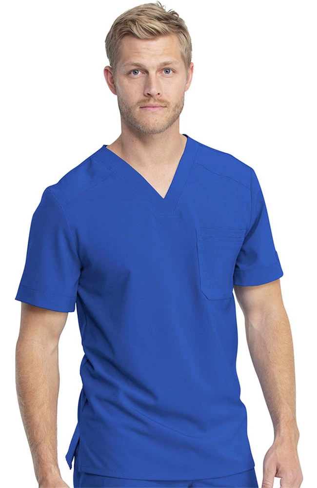 Dickies Clearance Men's V-Neck Solid Scrub Top - Image 4