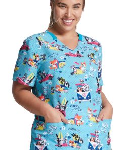Dickies Clearance Women's Vacay All Day Print Scrub Top 5 Dickies Clearance Women's Vacay All Day Print Scrub Top -Silverts-shop 4 di dk876 printclearance 650