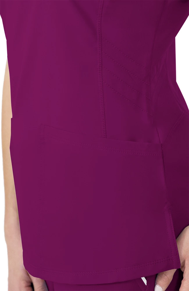 Healing Hands Clearance Women's Sonia Stretch Solid Scrub Top - Image 4