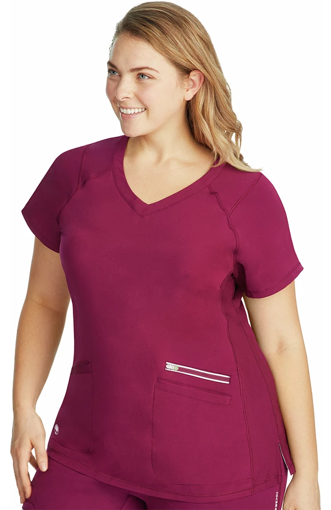 Healing Hands Clearance Women's Serena V-Neck Solid Scrub Top - Image 4