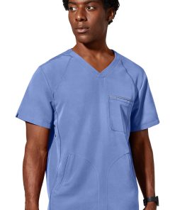 Healing Hands Men's Steven V-Neck Scrub Top 5 Healing Hands Men's Steven V-Neck Scrub Top -Silverts-shop 4 hh 2382 650