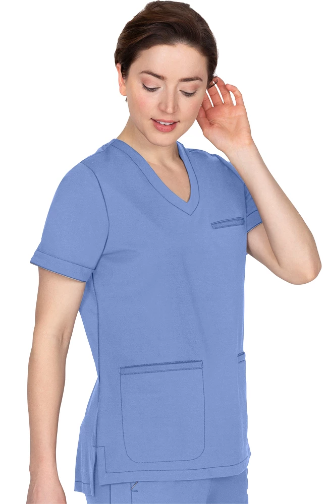 Healing Hands Clearance Women's Averie Solid Scrub Top - Image 4