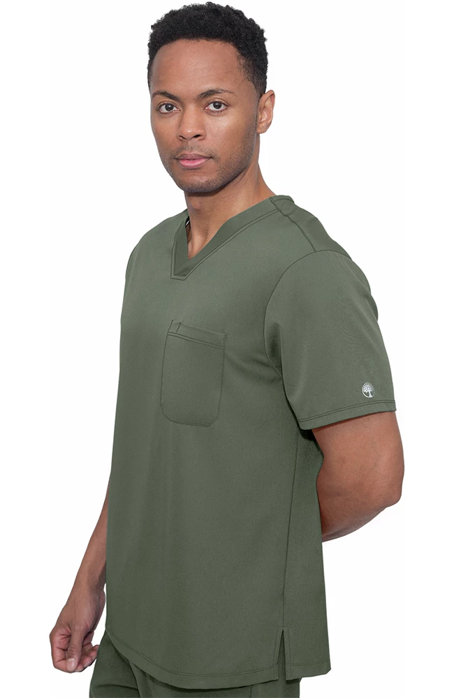 Healing Hands Men's Mason Solid Scrub Top - Image 4