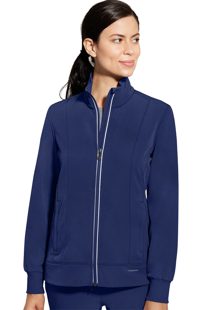 Healing Hands Women's Carly Stand Collar Jacket - Image 4