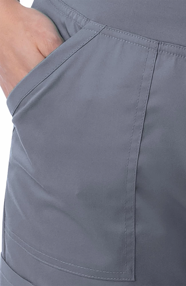 Landau Clearance Women's Modern Yoga Waistband Cargo Scrub Pant - Image 4
