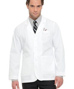 Landau Clearance Men's Three Button Closure Consultation 30¾" Lab Coat 5 Landau Clearance Men's Three Button Closure Consultation 30¾" Lab Coat -Silverts-shop 4 ln 3224 clearance 650