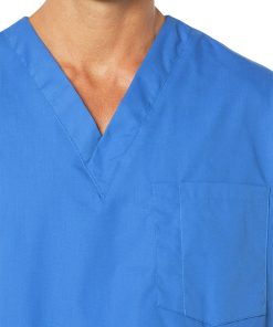Landau Clearance Men's 5-Pocket Solid Scrub Top -Silverts-shop 4 ln 7489 clearance 650