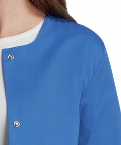 Landau Clearance Women's Warm Up Solid Scrub Jacket 5 Landau Clearance Women's Warm Up Solid Scrub Jacket -Silverts-shop 4 ln 75221 clearance 650