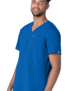 Urbane Men's Extreme Stretch Solid Scrub Top -Silverts-shop 4 ln 9911lka 650