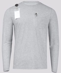 Medelita Men's Long Sleeve Eco T-Shirt -Silverts-shop 4 md kt22178 650