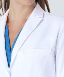 Medelita Women's J. Wright Slim Fit Lab Coat -Silverts-shop 4 md lm12005 650