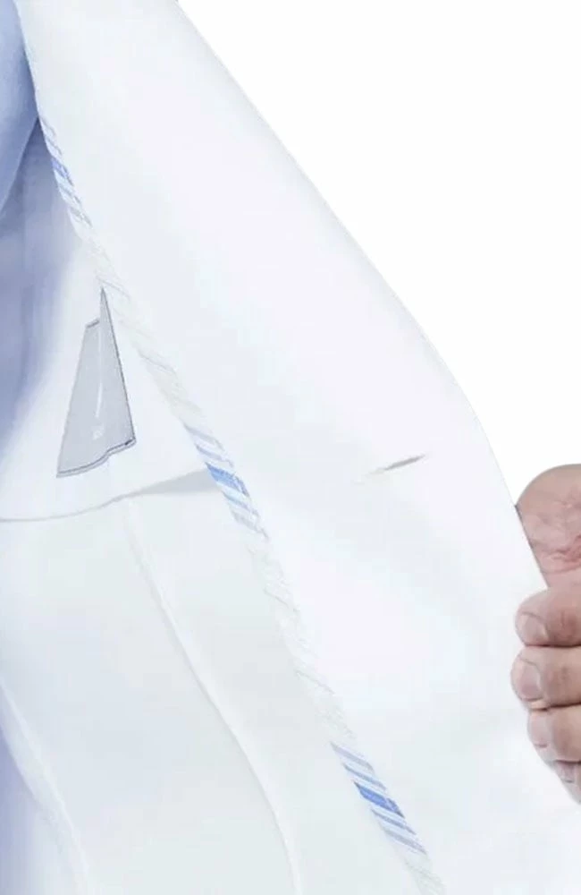 Medelita Men's M3 Laennec Classic Fit 40" Lab Coat - Image 4