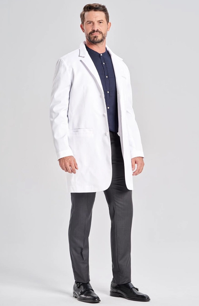 Men's Boyd Slim Fit Lab Coat Medelita Men's Boyd Slim Fit Lab Coat -Silverts-shop 4 md ls22173 650