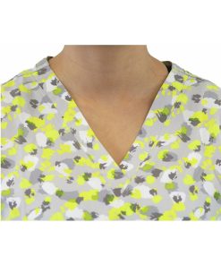 Maevn Uniforms Women's Twinkle Twinkle Print Scrub Top 5 Maevn Uniforms Women's Twinkle Twinkle Print Scrub Top -Silverts-shop 4 mv 1767 print 650 1