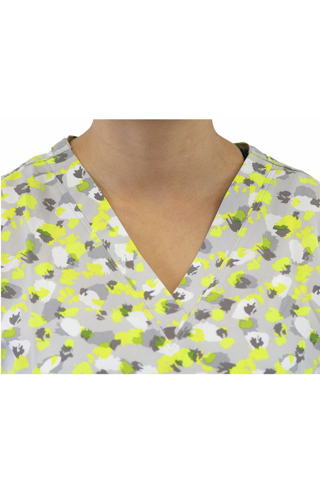 Women's Twinkle Twinkle Print Scrub Top Maevn Uniforms Women's Twinkle Twinkle Print Scrub Top -Silverts-shop 4 mv 1767 print 650 1