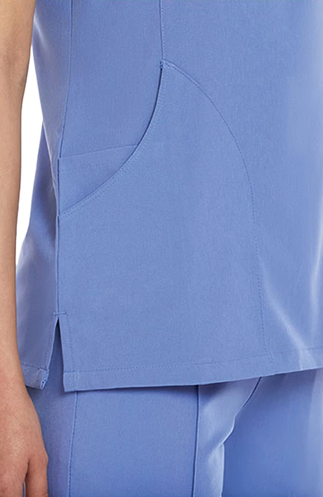 Maevn Uniforms Women's Contoured Solid Scrub Top - Image 4