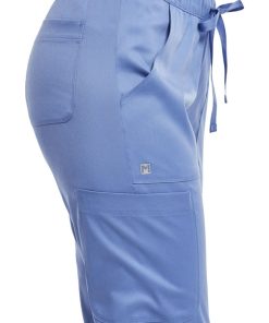 Maevn Uniforms Women's Drawstring Elastic Waistband Cargo Scrub Pant -Silverts-shop 4 mv 6501 650