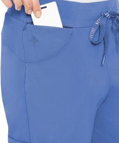 Med Couture Women's Scoop Cargo Pocket Scrub Pant 5 Med Couture Women's Scoop Cargo Pocket Scrub Pant -Silverts-shop 4 pe 8733 650
