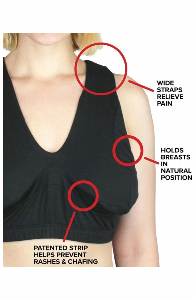 Silverts Clearance Women's BreastNest Wire Free Sleep & Lounge Bra (DDD-HH) - Image 4