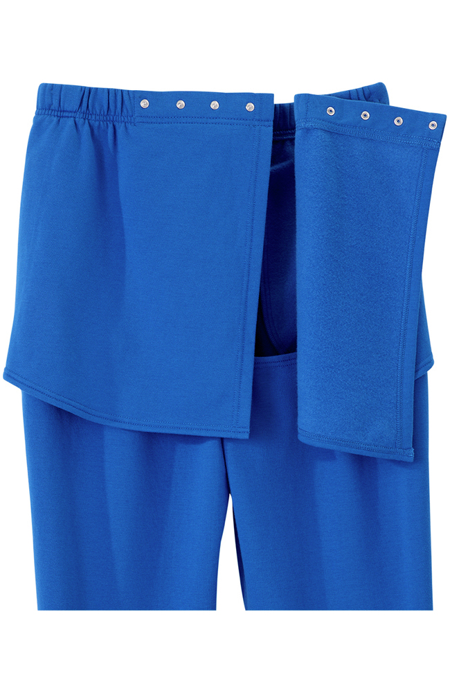 Silverts Clearance Men's Open Back Fleece Wheelchair Pant 6 Silverts Clearance Men's Open Back Fleece Wheelchair Pant - Image 4