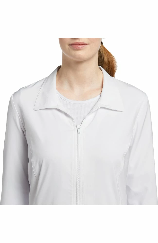 White Cross Women's Zip Front 32" Lab Coat - Image 4