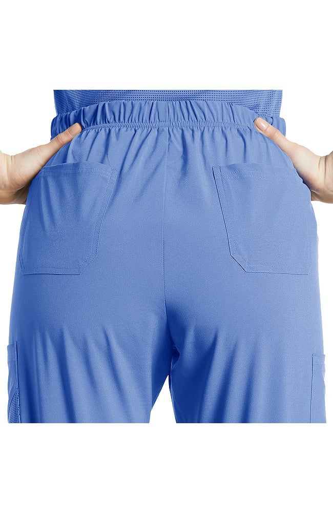 Women's Drawstring Cargo Scrub Pant White Cross Women's Drawstring Cargo Scrub Pant -Silverts-shop 4 wc 397 650