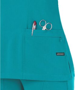Jockey Scrubs Clearance Women's Mock Wrap Scrub Top -Silverts-shop 4 wh 2306 clearance 650