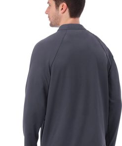 Jockey Scrubs Clearance Men's Zip Front Fleece Solid Scrub Jacket -Silverts-shop 4 wh 2397 clearance 650