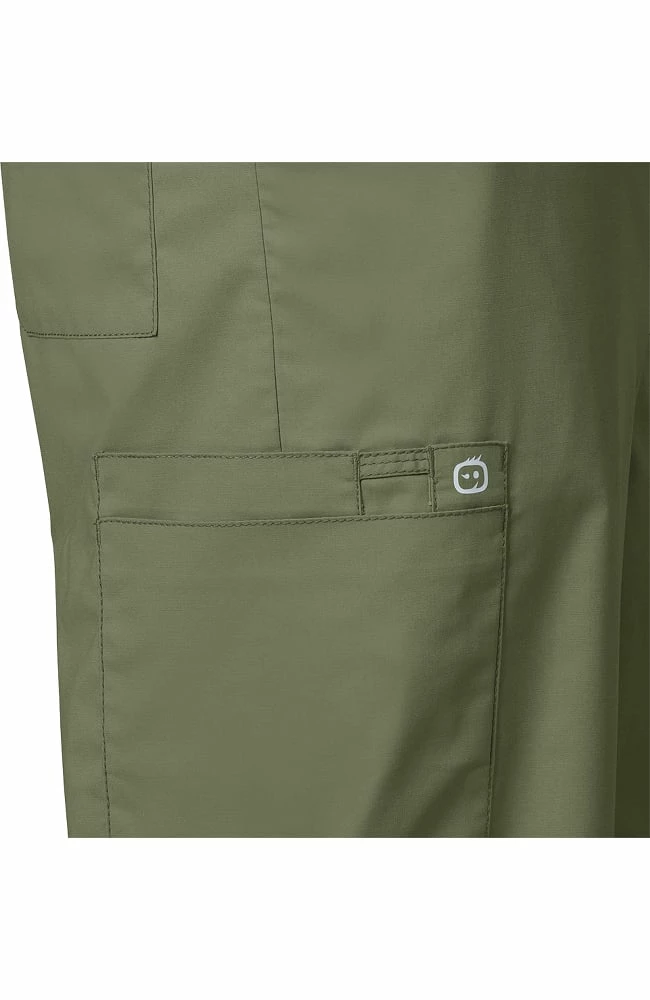 WonderWORK Clearance Men's Zip Fly Cargo Scrub Pant - Image 4