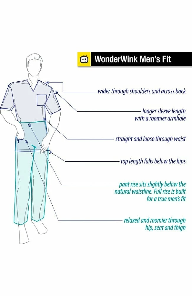 WonderWink Clearance Men's Loyal Utility Scrub Pant - Image 4