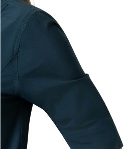 Carhartt Clearance Women's Convertible Sleeve Solid Scrub Top -Silverts-shop 4 wk c12710 clearance 650