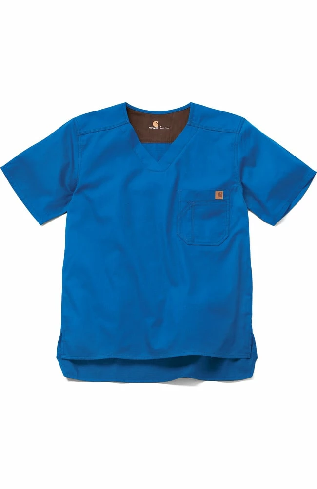 Carhartt Clearance Men's V-Neck Utility Solid Scrub Top - Image 4