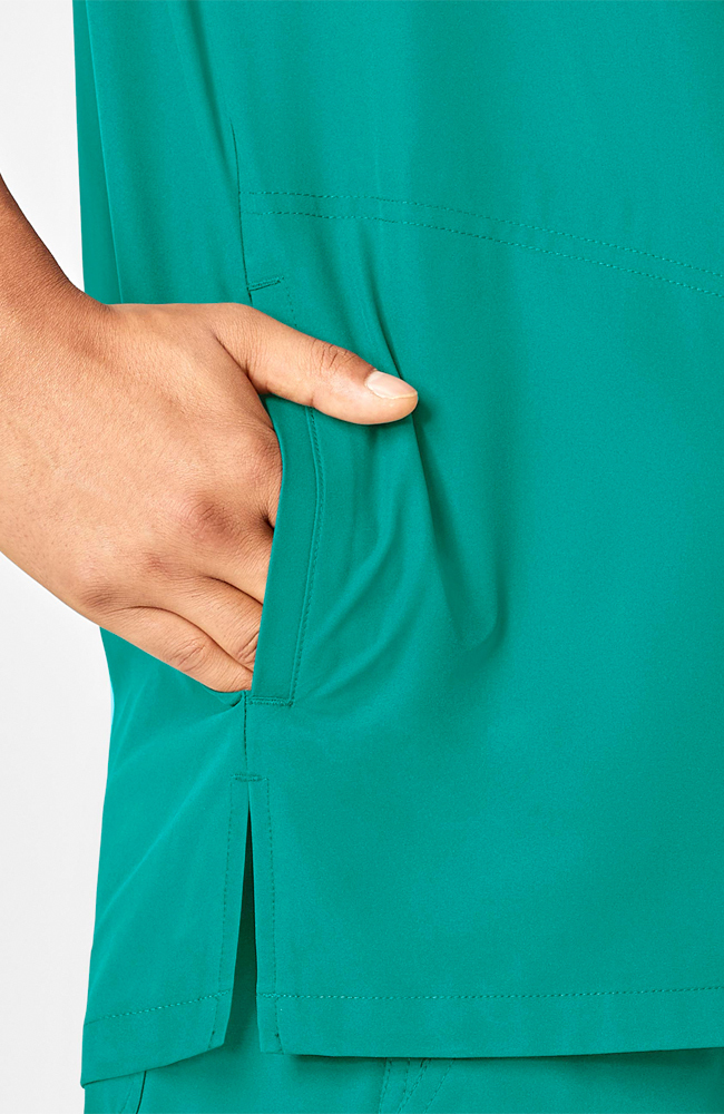 Men's V-Neck Shirttail Scrub Top Carhartt Men's V-Neck Shirttail Scrub Top -Silverts-shop 4 wk c16113 650