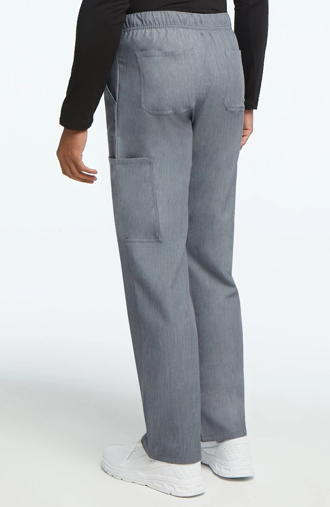 AllHeart Clearance Men's Solid Scrub Top & Cargo Scrub Pant Set - Image 5