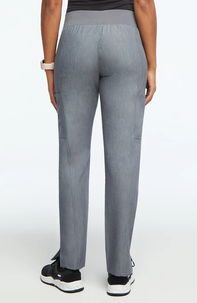 AllHeart Clearance Women's V-Neck Solid Scrub Top & Yoga Scrub Pant Set - Image 5