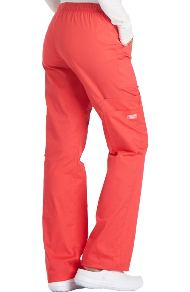 Cherokee Workwear Clearance Women's Elastic Waist Scrub Pant 7 Cherokee Workwear Clearance Women's Elastic Waist Scrub Pant - Image 5
