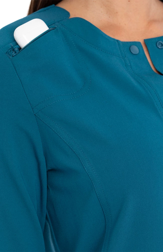 Cherokee Clearance Women's Solid Scrub Jacket - Image 5