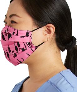 Cherokee Women's Reversible A Hopeful Hearts & Mr. Purr-fect Print Face Mask -Silverts-shop 5 ck ck508h1 650