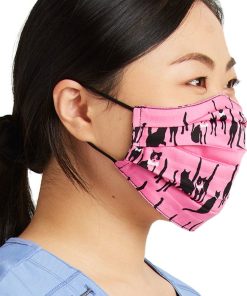 Cherokee Women's Reversible Mr. Purr-fect & Wild Child Print Face Mask -Silverts-shop 5 ck ck508mr 650