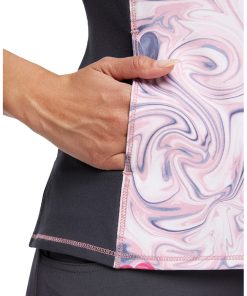 Cherokee Women's Loving Swirls Print Scrub Top -Silverts-shop 5 ck ck698 print 650